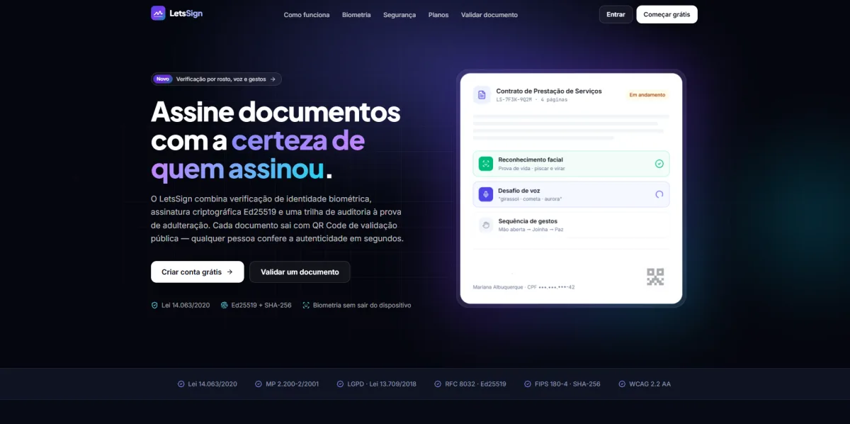 LetsSign Assinatura Digital - Academico
